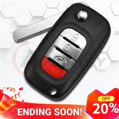 (433Mhz) CWTWB1G767 Flip Key For Smart ForTwo