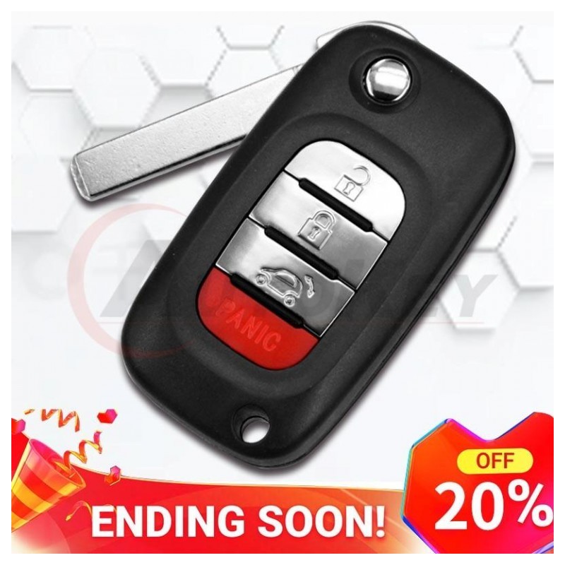 (433Mhz) CWTWB1G767 Flip Key For Smart ForTwo