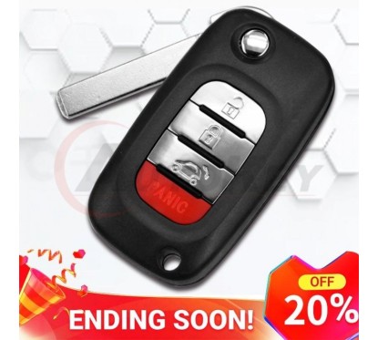 (433Mhz) CWTWB1G767 Flip Key For Smart ForTwo